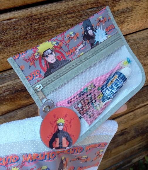 Estojo Higiene Bucal Personalizado com Toalhinha.