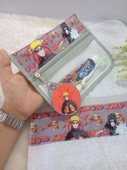 Estojo Higiene Bucal Personalizado com Toalhinha.
