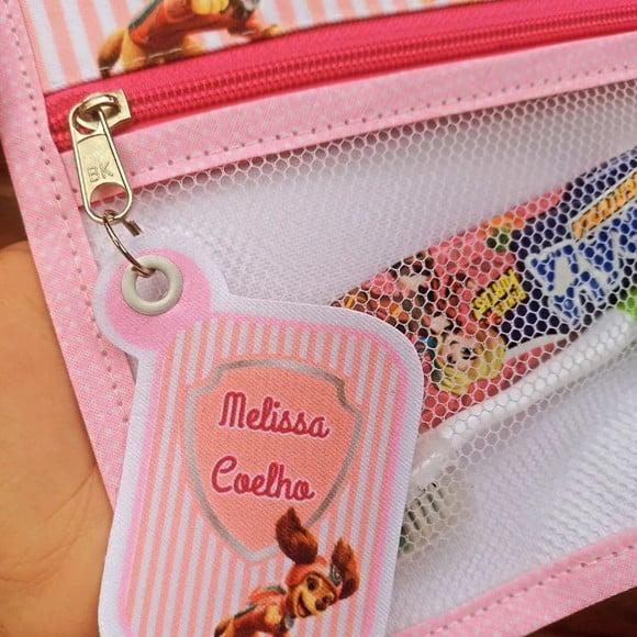 Estojo Higiene Bucal Personalizado Escolinha Escovação Dente