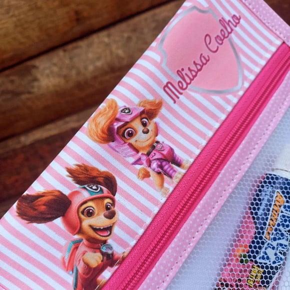Estojo Higiene Bucal Personalizado Escolinha Escovação Dente