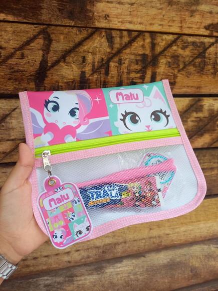 Estojo Higiene Bucal Personalizado Puket Nome Lista Escolar