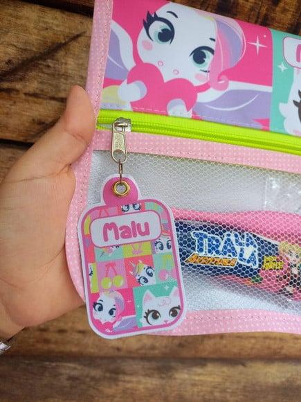 Estojo Higiene Bucal Personalizado Puket Nome Lista Escolar
