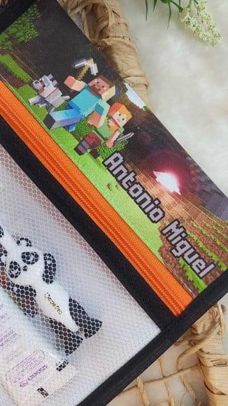 Estojo Higiene Bucal Personalizado Tema Nome Lista Escolar