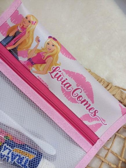 Estojo Higiene Bucal Personalizado Tema Nome Lista Escolar