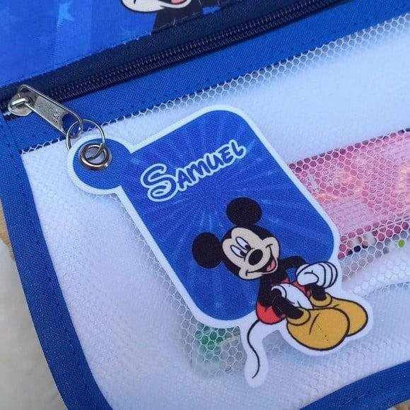 Estojo Higiene Bucal Personalizado Tema Nome Lista Escolar