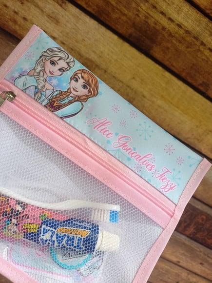 Estojo Higiene Bucal Personalizado Tema Nome Lista Escolar