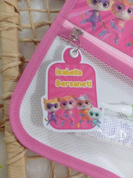 Estojo Higiene Bucal Personalizado Tema Nome Lista Escolar