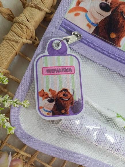 Estojo Higiene Bucal Personalizado Tema Nome Lista Escolar