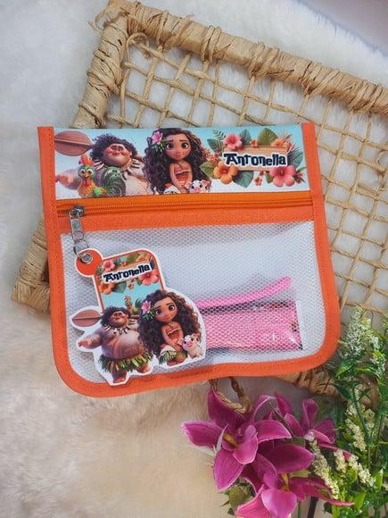 Estojo Higiene Bucal Personalizado Tema Nome Lista Escolar