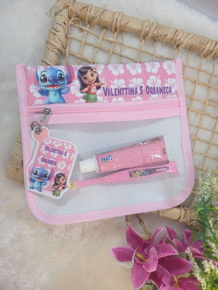 Estojo Higiene Bucal Personalizado Tema Nome Lista Escolar