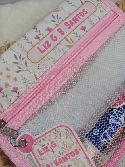 Estojo Higiene Bucal Personalizado Tema Nome Lista Escolar