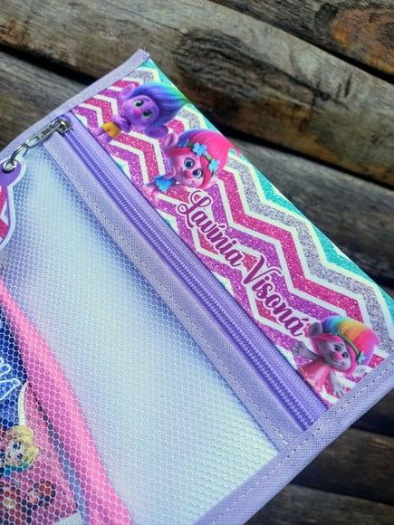 Estojo Higiene Bucal Personalizado Tema Nome Lista Escolar