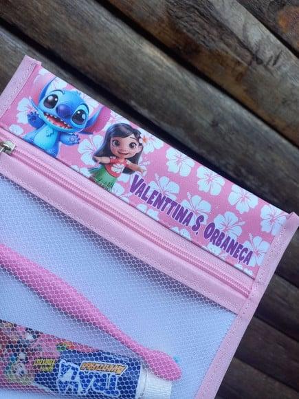 Estojo Higiene Bucal Personalizado Tema Nome Lista Escolar