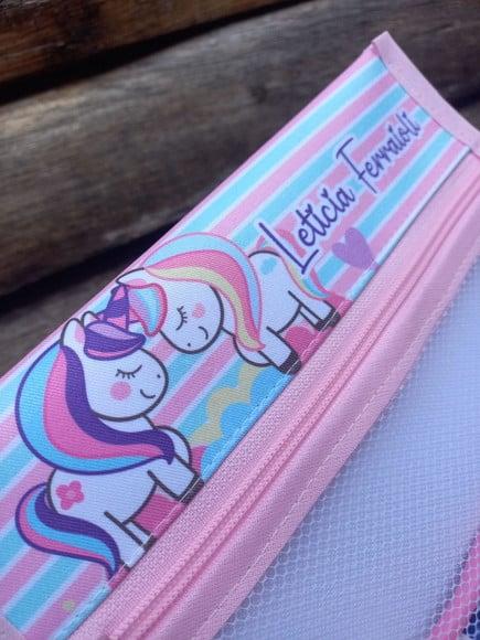 Estojo Higiene Bucal Personalizado Tema Nome Lista Escolar
