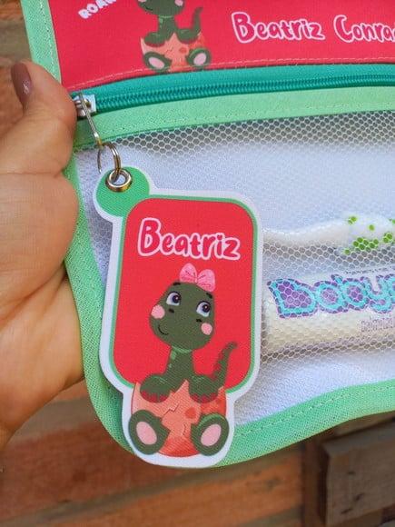 Estojo Higiene Bucal Personalizado Tema Nome Lista Escolar