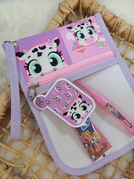 Estojo Higiene Bucal Personalizado Tema Nome Lista Escolar