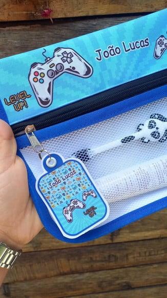 Estojo Higiene Bucal Personalizado Tema Video Game