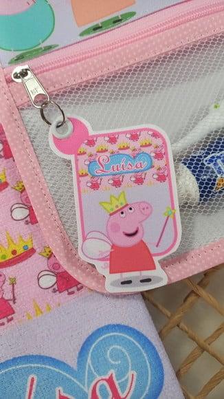 Estojo, Higiene Bucal Personalizado com Toalhinha, Escolinha