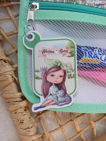Estojo, Higiene Bucal Personalizado, Infantil Escolar Nome.