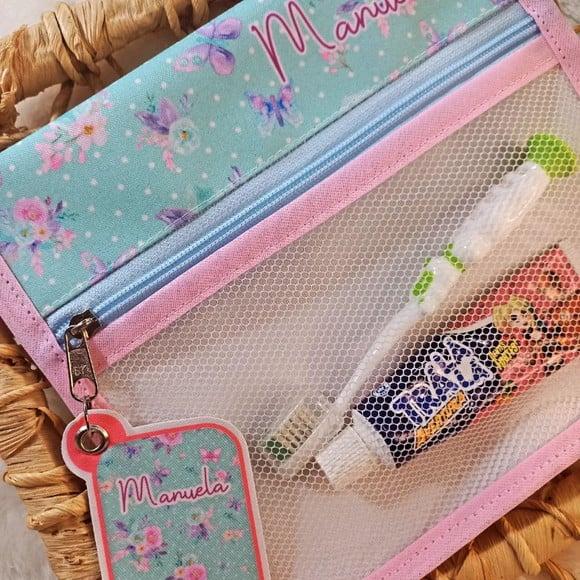 Estojo, Higiene Bucal Personalizado, Infantil Escolar Nome.