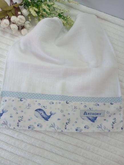 Fralda de Boca, Grossa Premium Personalizada.