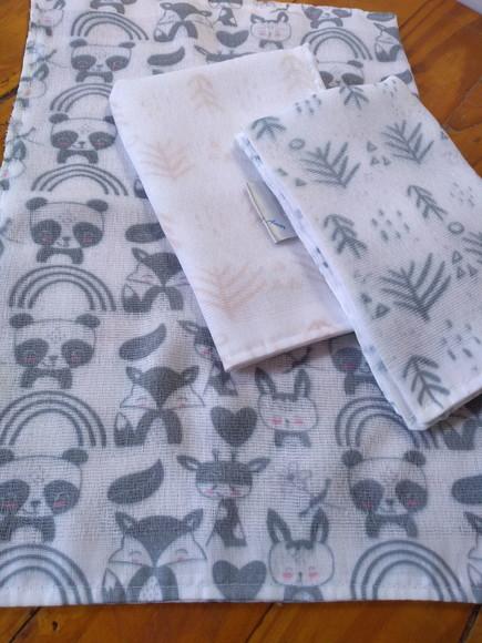 Fralda estampada