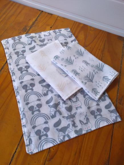 Fralda estampada