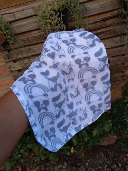 Fralda estampada