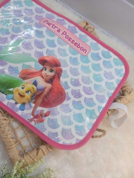 Jogo Americano Infantil Plastificado Princesas Ariel