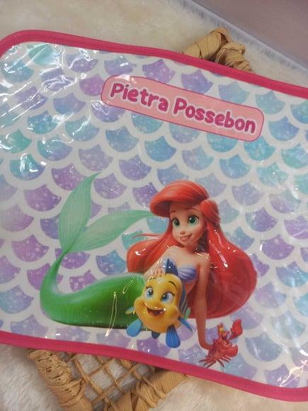 Jogo Americano Infantil Plastificado Princesas Ariel