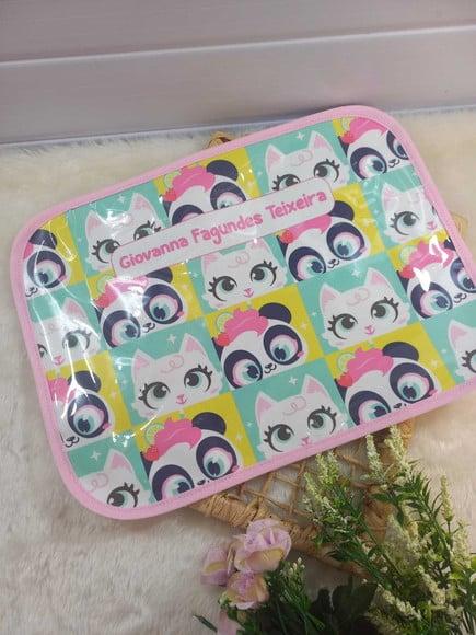 Jogo Americano Infantil Plastificado, Panda Puket