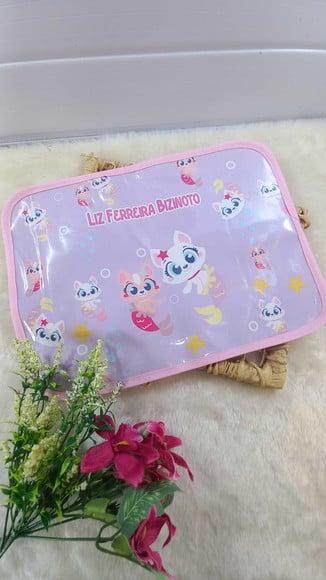 Jogo Americano Infantil Plastificado, Gata Puket Sereia