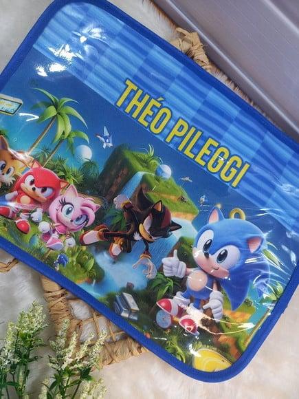 Jogo Americano Infantil Plastificado, Turma do Sonic