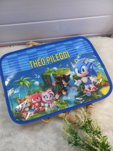 Jogo Americano Infantil Plastificado, Turma do Sonic