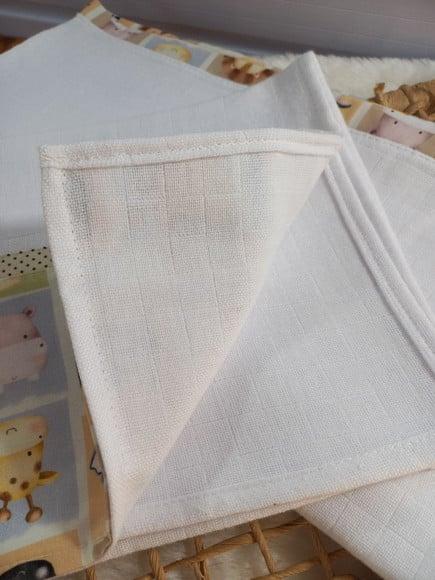 Kit 1 Fralda de Ombro, 1 Toalha Fralda 100% Algodão Premium