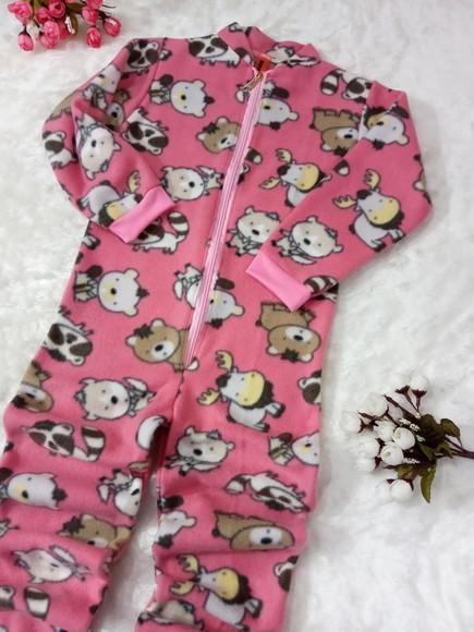 Macacão Pijama em Microsoft. (1, 2 ou 3 anos)
