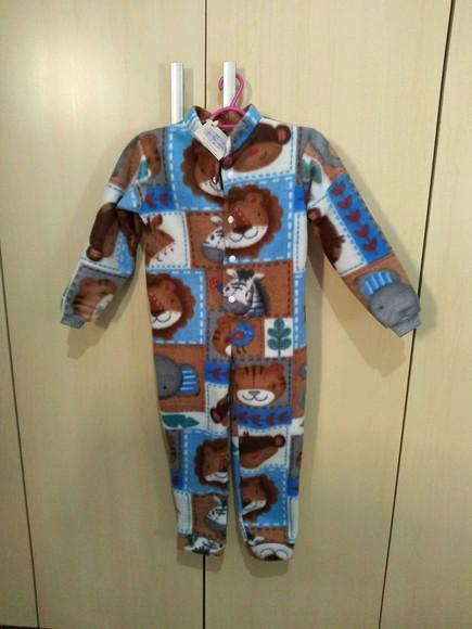 Macacão Pijama em Soft, ( 1 ano )