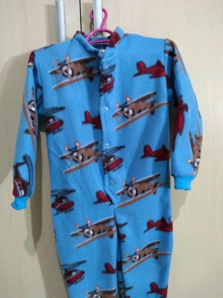 Macacão Pijama em Soft, (1, 2 ou 3 anos)
