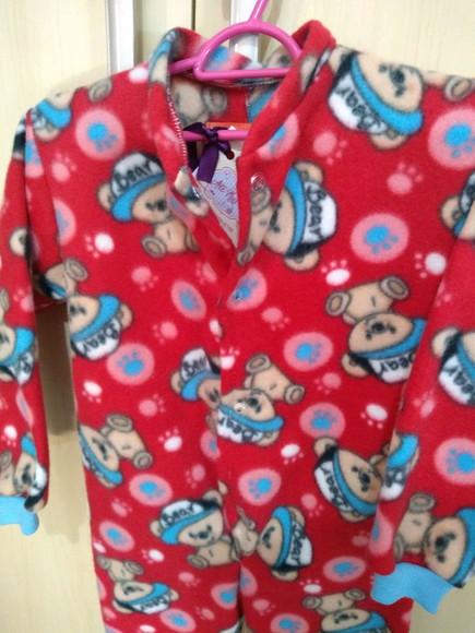 Macacão Pijama em Soft, (1, 2 ou 3 anos)