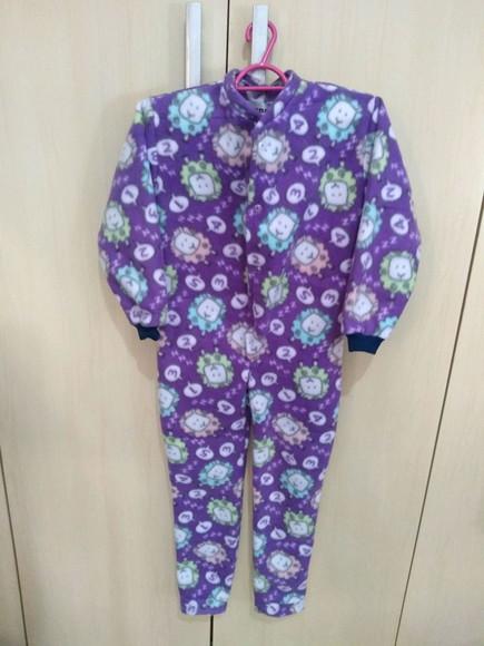 Macacão Pijama em Soft, (4 ou 6 anos)