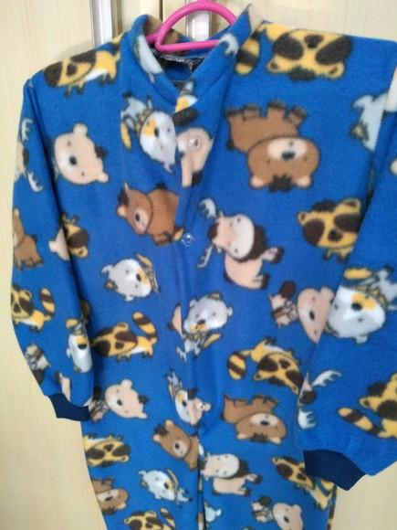 Macacão Pijama em Soft, (4 ou 6 anos)