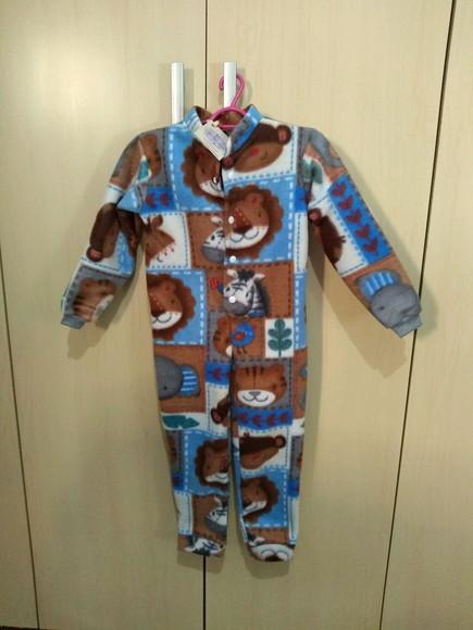 Macacão Pijama em Soft, (Pronta entrega 02 anos)