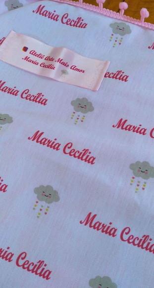 Manta Personalizada para bebê