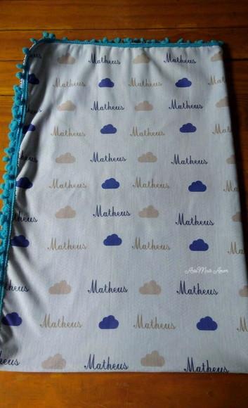 Manta Personalizada para bebê