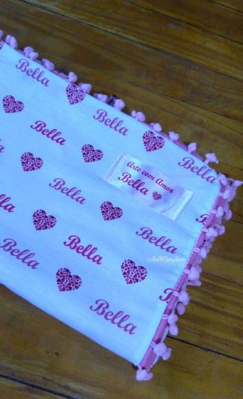 Manta Personalizada para bebê