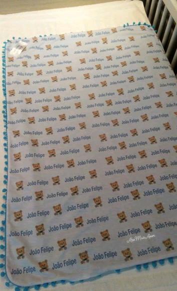 Manta Personalizada para bebê