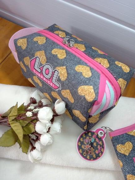 Necessaire Box, com Alça Personalizada.