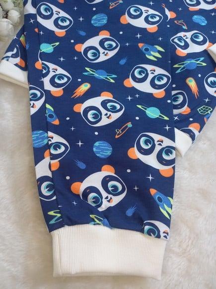 Pijama Infantil Inverno Menino Puket Panda 4 Anos
