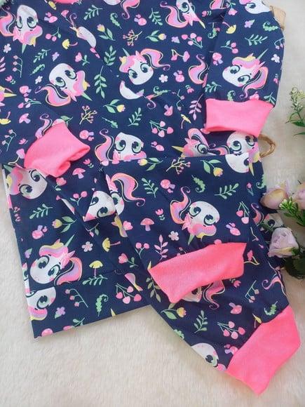 Pijama Infantil Malha Algodão Longo de Frio Inverno Puket 2