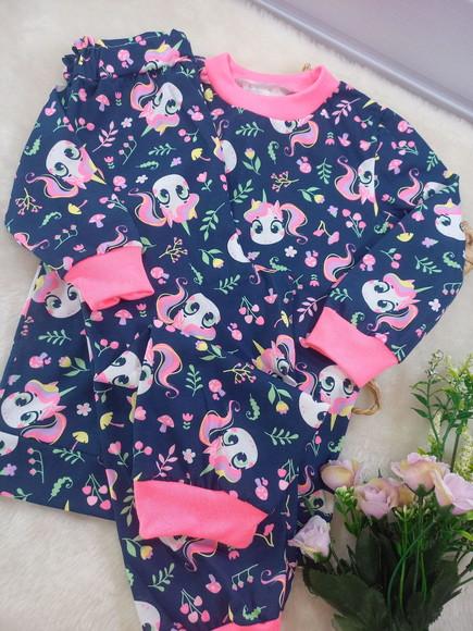Pijama Infantil Malha Algodão Longo de Frio Inverno Puket 2